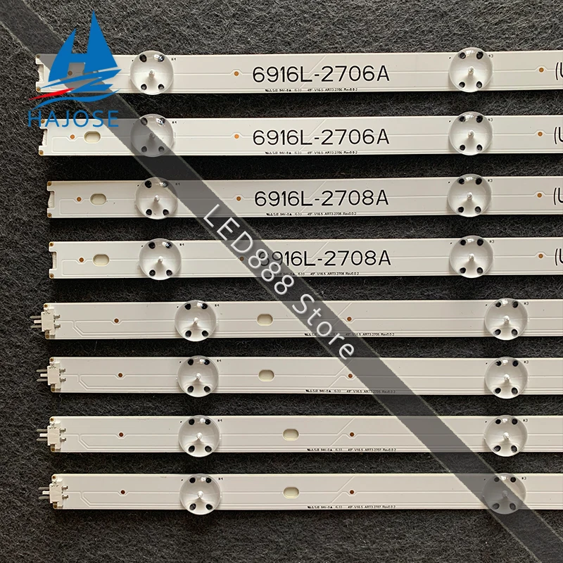 Светодиодная лента для подсветки LG 49LJ510M 49LJ58300W 49UH603V 49UH620V 49LW340C 49LW340H 49LF5400 49UH610V 49LH570V