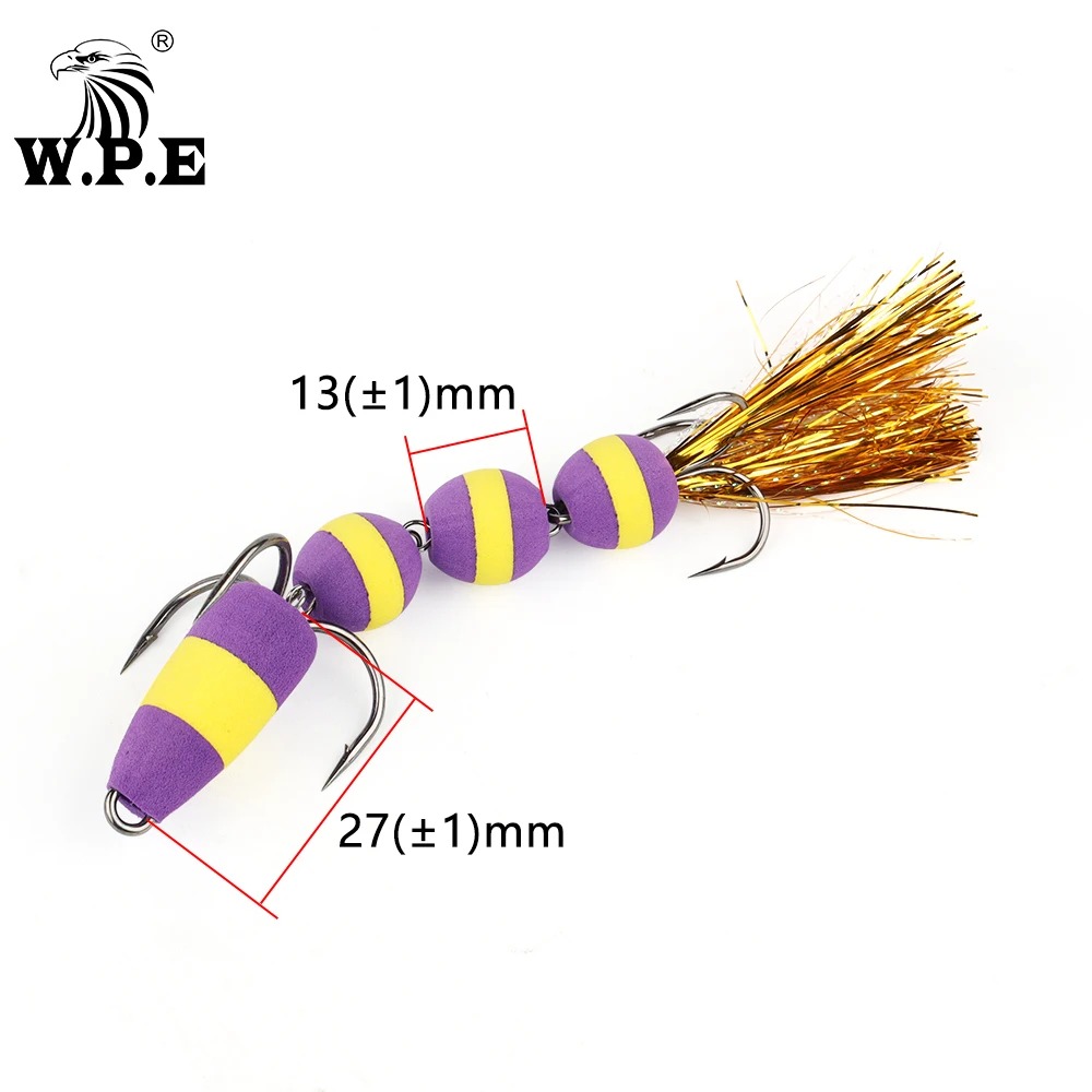 W.P.E Fishing Lure Size L Multicolor Soft Artificial Bass Tackle Wobblers Swim Bait Pesca New MANDULA | Спорт и развлечения