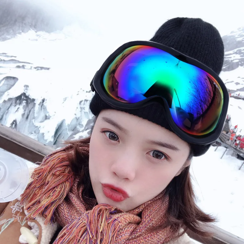 Очки для катания на сноуборде и лыжах антизапотевающие UV400 защитные очки