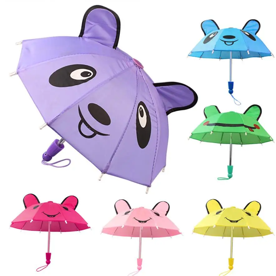 

Umbrella Accessories For 18 inch American Girl /Baby Born Dolls Handmade Outdoor Gift Toys Accessoriesfor children