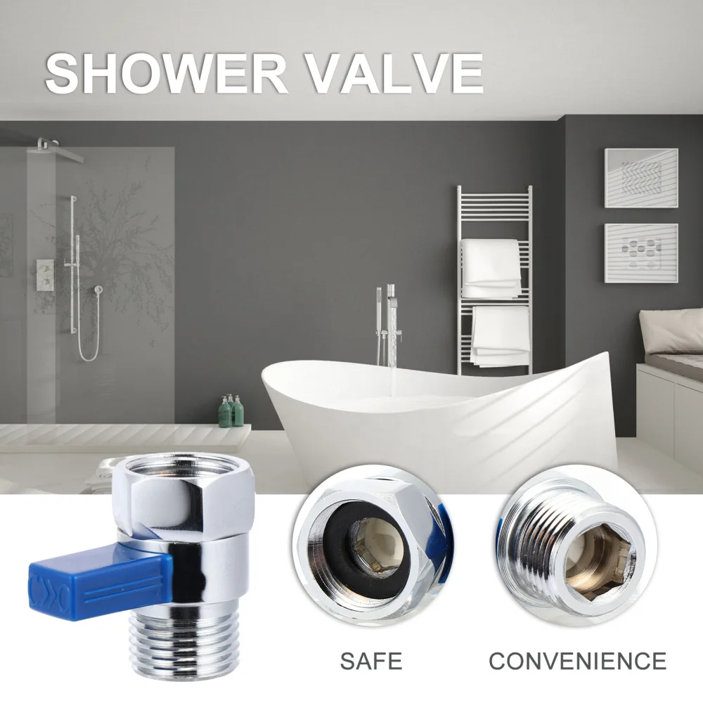 

Copper 1/2 Inch Shut-Off with Handle Water Flow Control