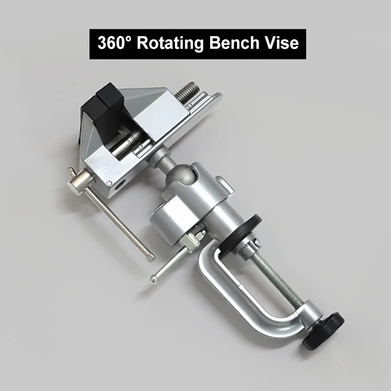 

360 Degree Bench Clamp Aluminum Alloy Swivel Vises Grinder Holder For Electric Drill Stent Grinder JDH88