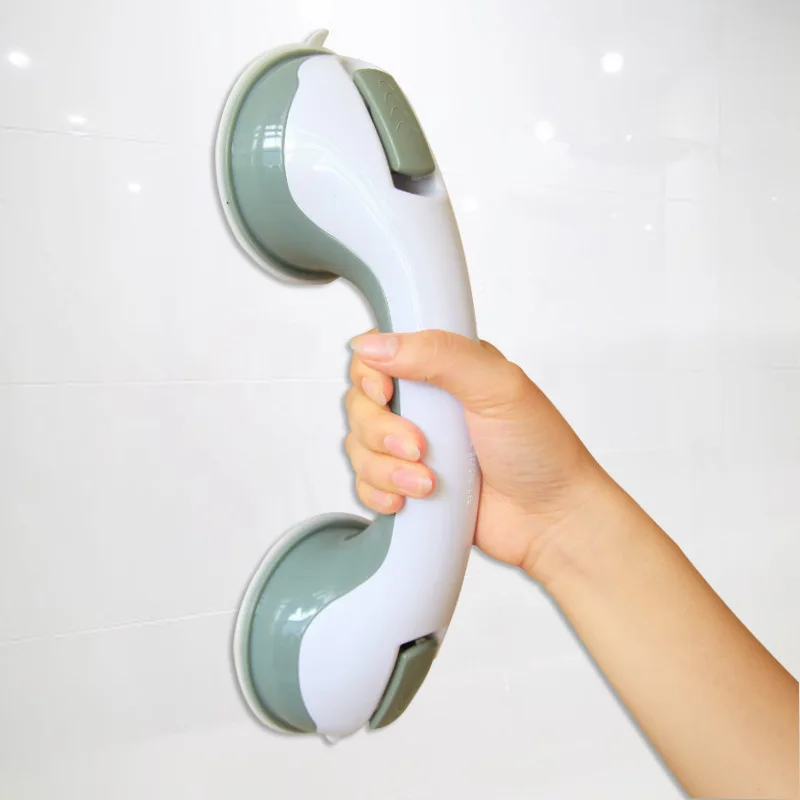 

1/2Pcs Safety Helping Handle Anti Slip Support Toilet Bathroom Safe Grab Bar Handle Vacuum Sucker Suction Cup Handrail