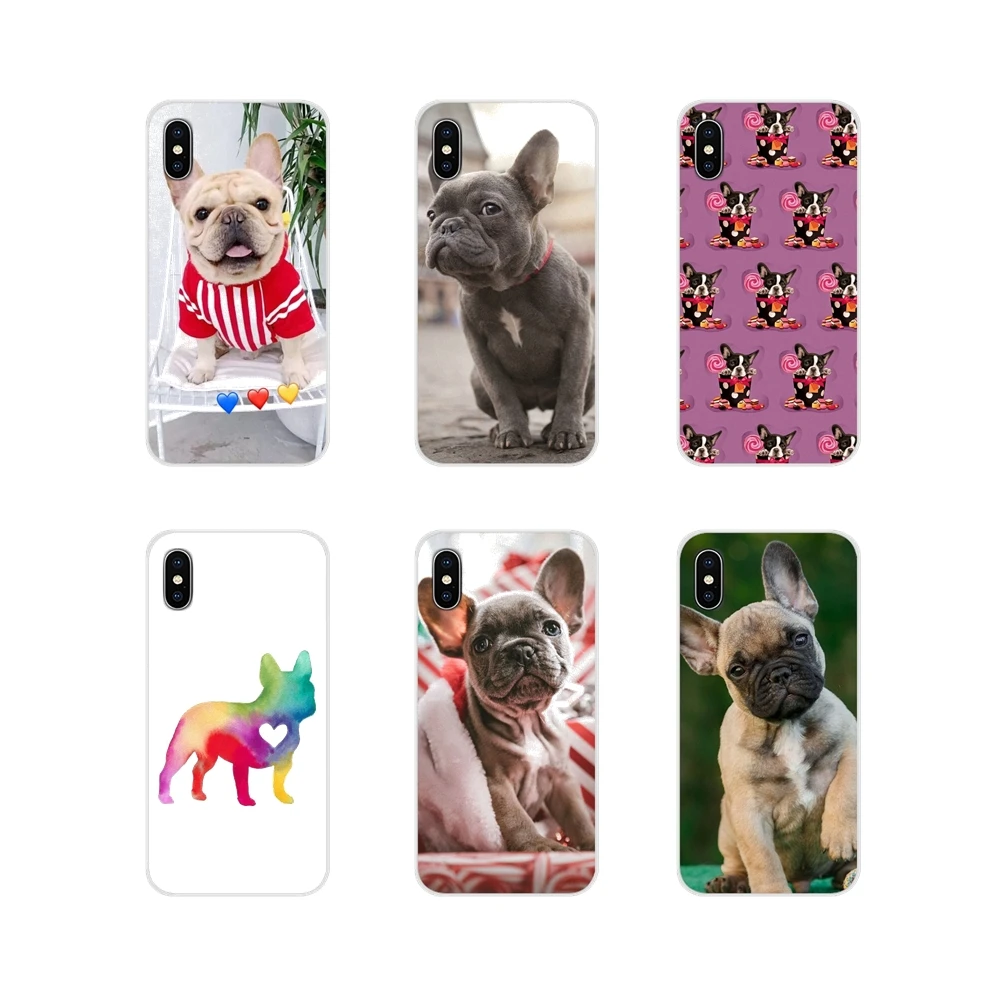 Аксессуары чехлы для телефонов с французским бульдогом модные Apple iPhone X XR XS 11pro MAX 4S