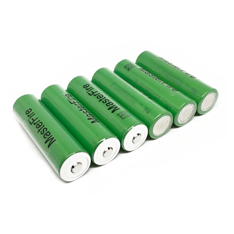

MasterFire Original US18650VTC4 2100mah 18650 3.6V High Drain Rechargeable Lithium VTC4 Battery 30A Discharge with Point Head