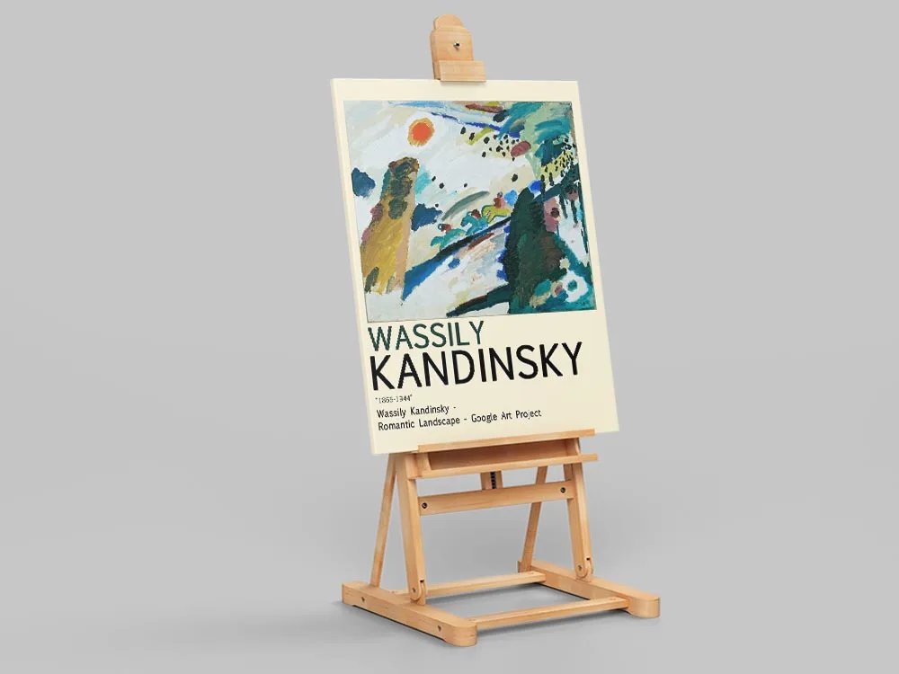 Холст Художественная печать постер художник Wassily Kandinsky геометрический
