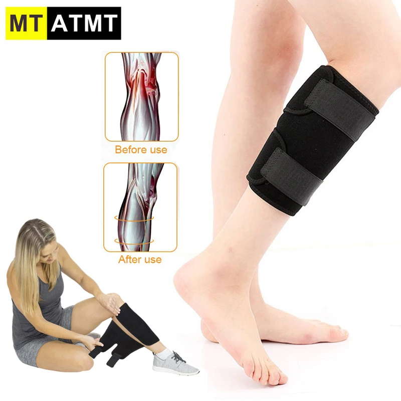 Регулируемая шина MTATMT фиксаж голени поддержка улучшает кровообращение