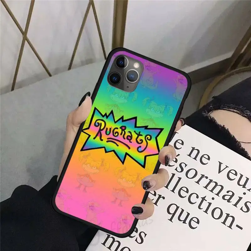 

Cartoon Rugrat funny cute baby Phone Case For iphone 8 11 12 Redmi note 8 9 s huawei p 30 pro lite plus cover shell funda