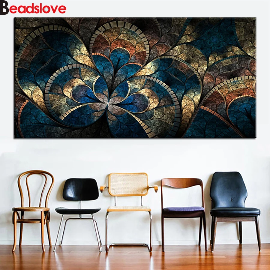 

100% квадратная круглая дрель абстрактная фантазия цветок Сделай Сам 5D алмазная картина Стразы Вышивка Алмазная мозаика,