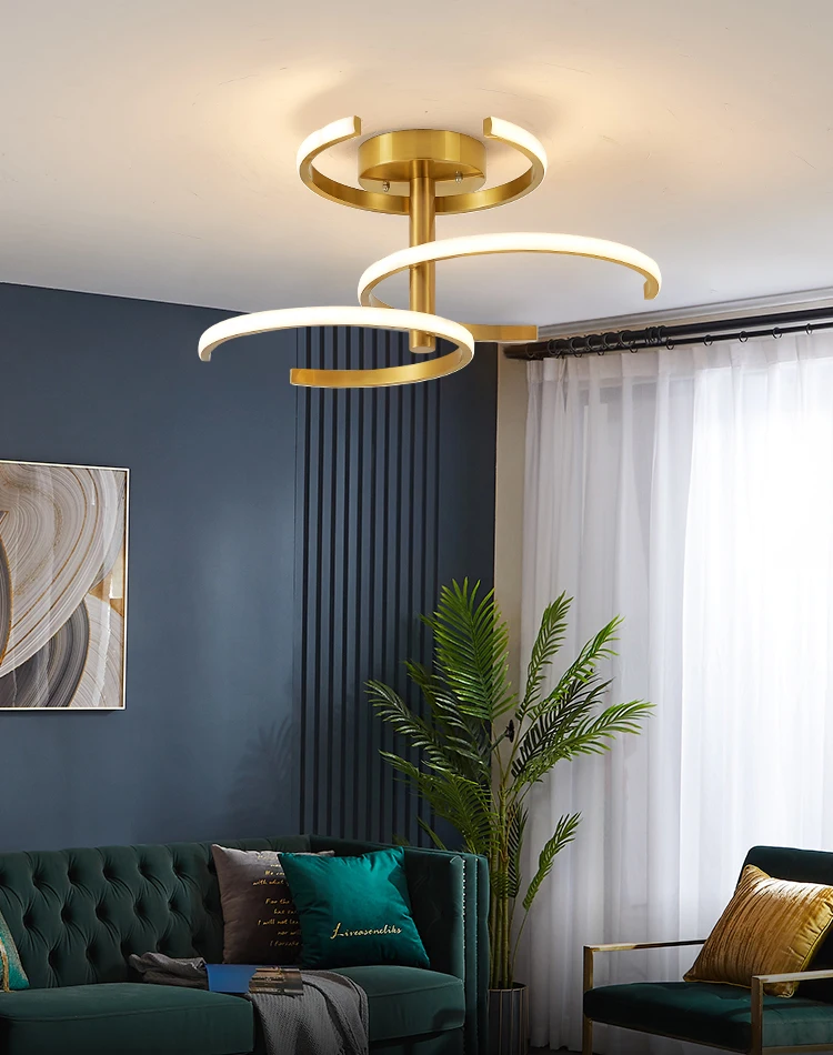 

Современный минималистский домашней столовой чехлы для лампа Светодиодная потолочная лампа с теплым светом для спальни минималистский ...