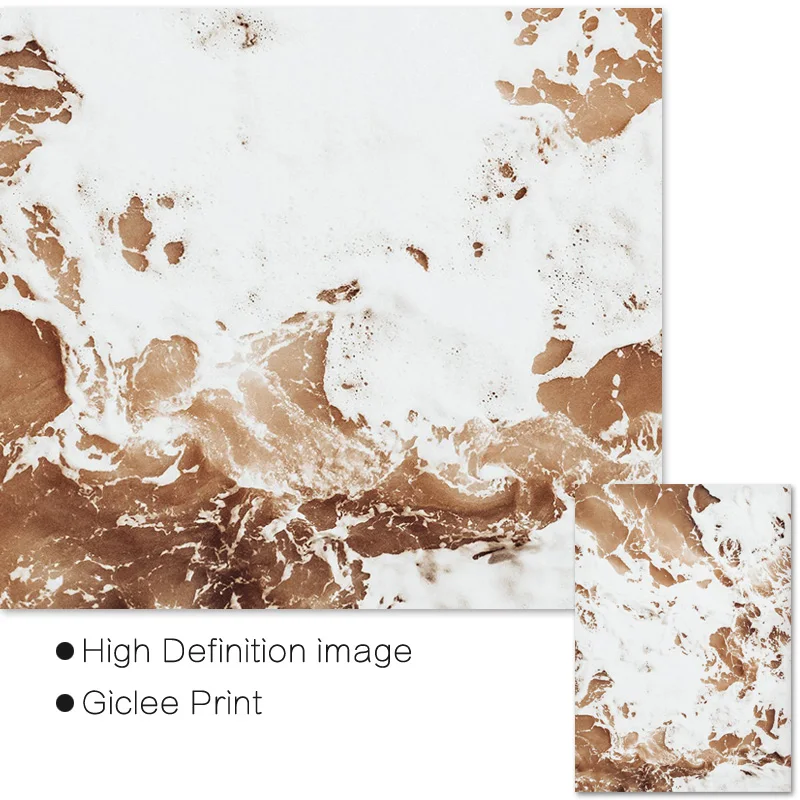Картина на холсте растительная современный минималистичный постер