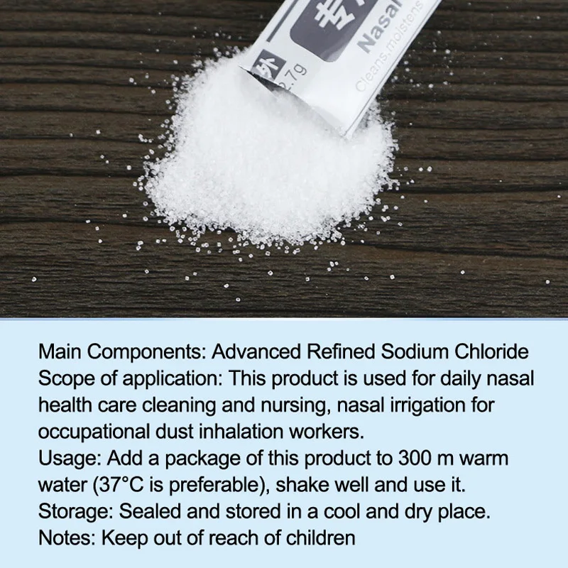 Ирригатор для носа носовая полоскающая смесь соли 2 7 г * 60 пакетов в коробке