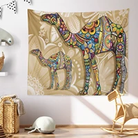 new creative pattern geometric camel room decor wall hanging eco friendly bedroom background wall cloth decoration tapestry