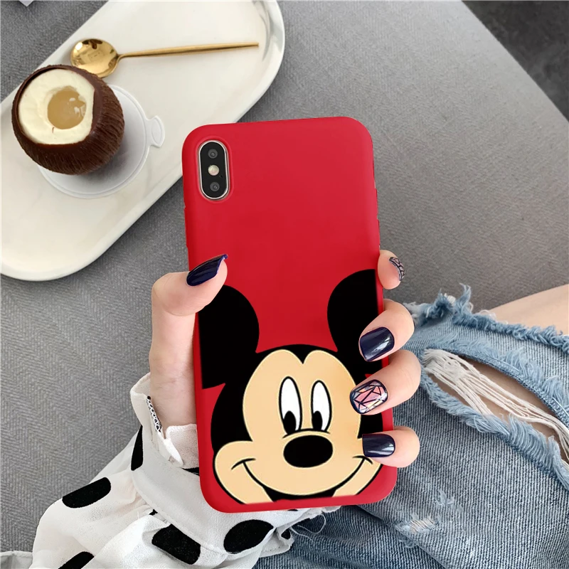 Kho4-miqixiao Мягкий чехол из ТПУ с милым рисунком для iPhone 5 5S SE 6 s 8 7 6 S Plus 11Pro Funda Coque для iPhone 11 Pro XS Max XR X чехол для телефона - Цвет: Kho4-miqixiao