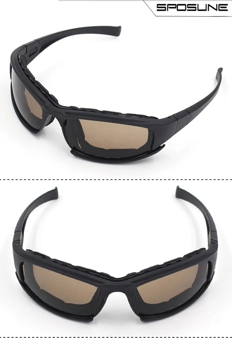 

SET Motorcycle Goggles Polarized Sunglasses Outdoor Mountain Climbing Hunting Fishing Goggles Men Shooting Eyewear