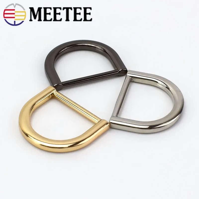 5/10 шт Meetee 19/25 мм металлическая пряжка с круглым кольцом сумка ремень Вешалка