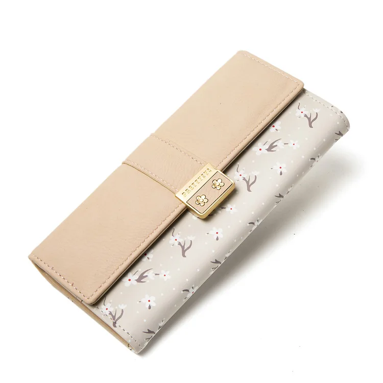 

2021 Wallet Long Style for Women Korean Style Multi-Function Zipper Large Capacity Wallet Coin Purse One-Piece Bag