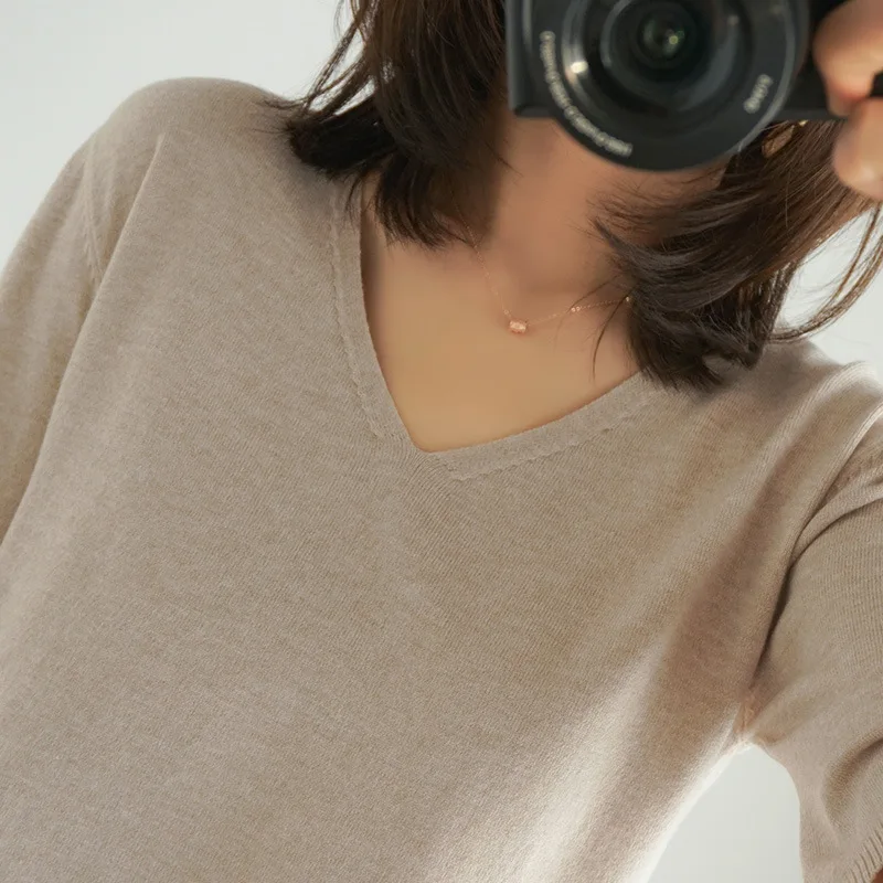 

Sweater Woman 2020 new autumn and winter long sleeves with a slim bottom blouse half turtleneck sweater XBA185-XBA189
