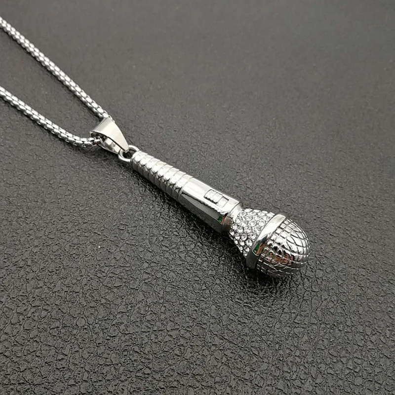 Мужское колье в стиле хип-хоп из нержавеющей стали | Украшения и аксессуары