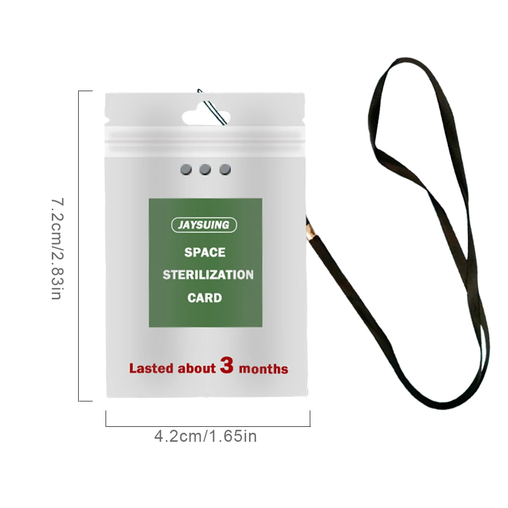 

Air Freshener Card with Lanyard Portable Anti Refreshing Card for School Bus Work Public Space