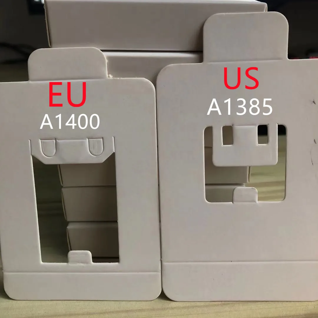 Adaptador de corriente de pared para tel&eacute;fono, cargador de 100 piezas de alta calidad A1400 A1385 con enchufe USB AC para EE. UU./UE, 6s 7 8 PLUS XS Max con paquete al por menor-1