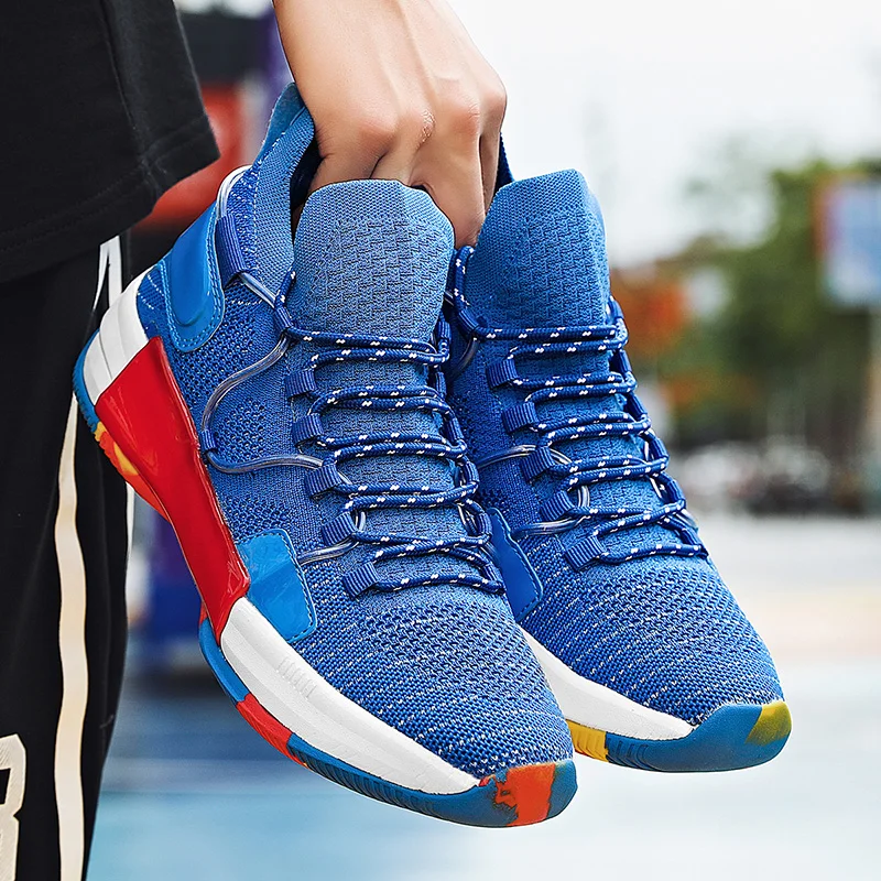 

2021 New Men Basketball Tennis Shoes Man Breathable Air Cushion Cushioning Sneakers Outdoor Comfortable shoes Zapatillas
