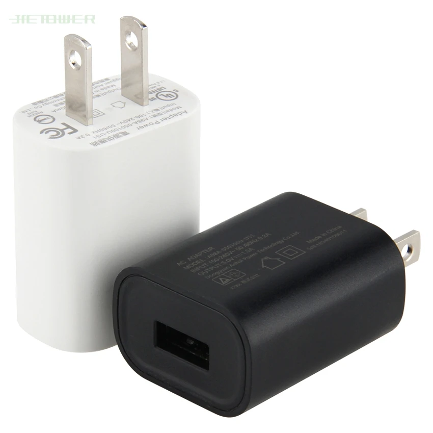 

USB адаптер питания США штекер настенный мобильное зарядное устройство для IPhone 11 Pro Xiaomi Samsung 5V 1A зарядное устройство для смартфона с 30 шт./лот
