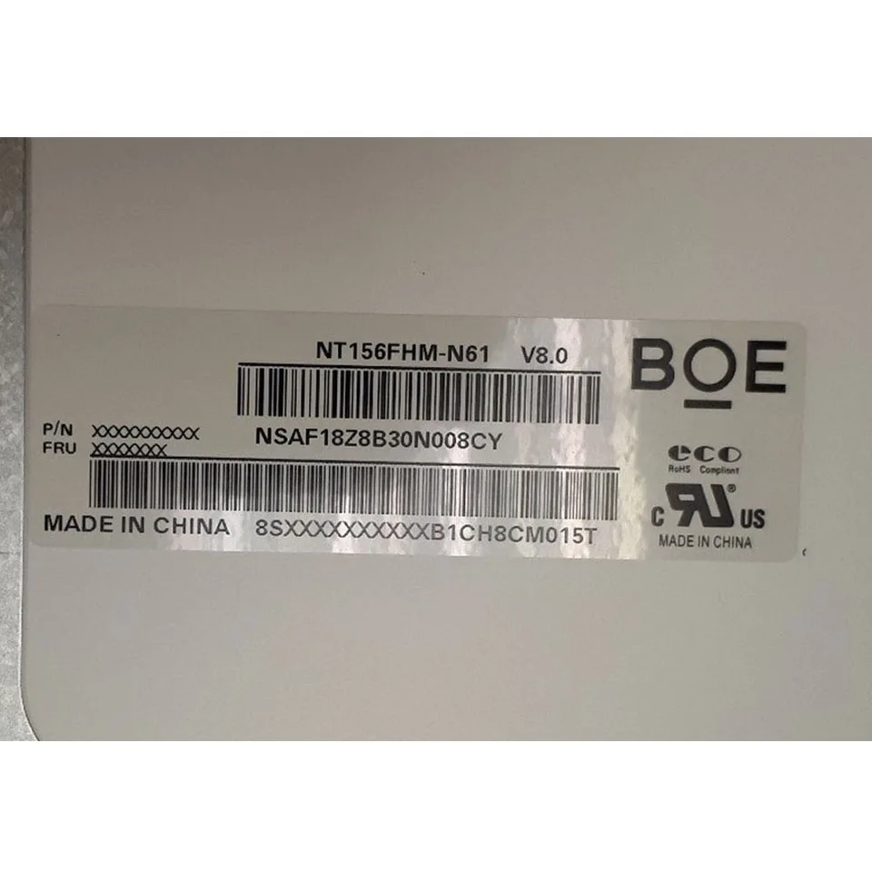 Светодиодный ЖК-дисплей для ноутбука BOE FHD 1920X1080 15 6 дюйма Full HD 30 контактов панель