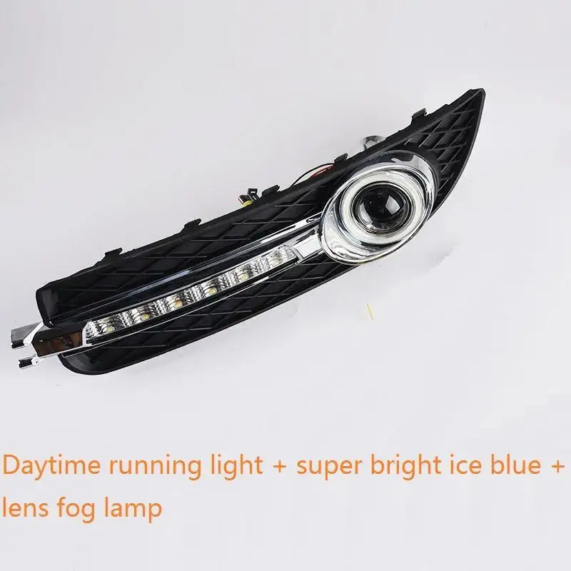 Наружные Drl дневные Neblineros Luces Para Авто Стайлинг светодиодные ходовые Автомобильные фары передние противотуманные фары 13 для Buick Regal - Цвет: Number 13
