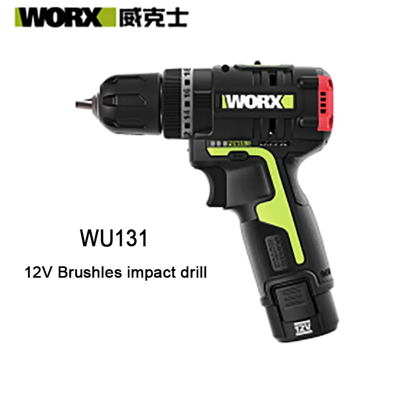 Шуруповерт ударный Worx WU131 12 В 30 нм|Электрические дрели| |