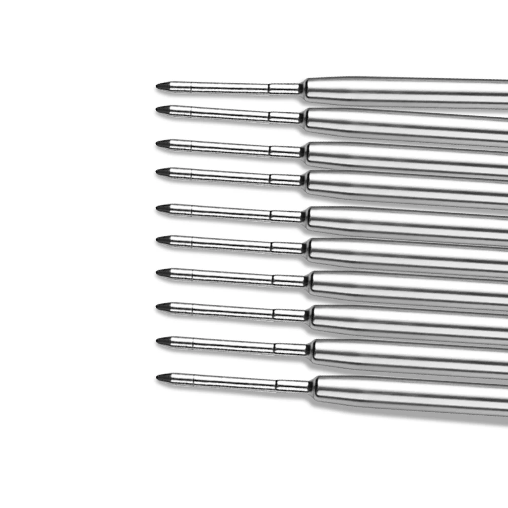 

30pcs Replaceable Universal Fine Point Oily Home Gift Stationery Writing Tool Metal Smooth Office Ballpoint Pen Refill
