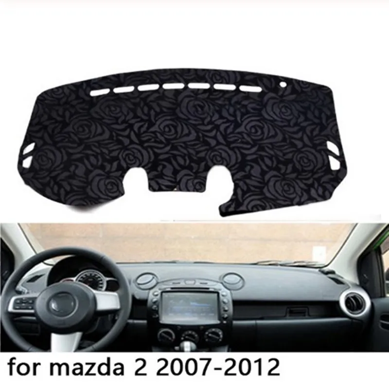 Нескользящий коврик для приборной панели с рисунком розы ковра автомобильный