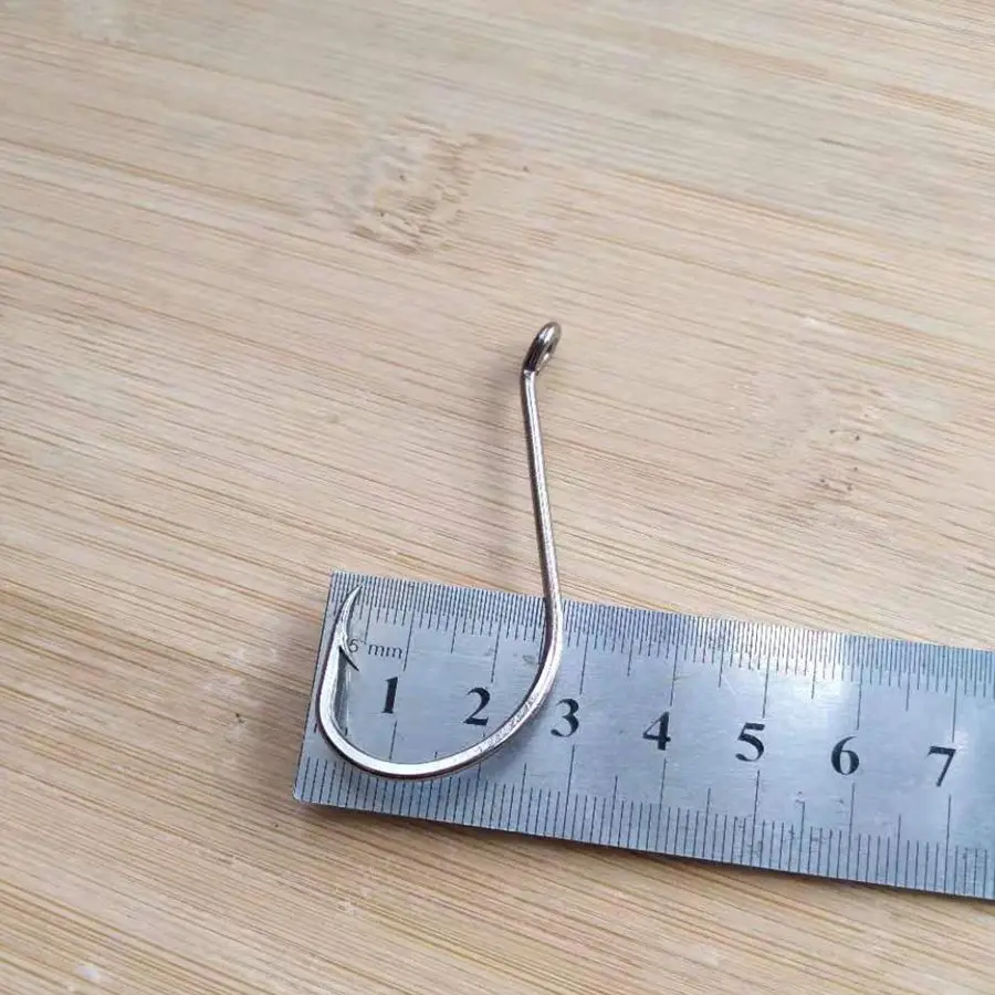 Крючок для джиггинга прочный рыболовный крючок из нержавеющей стали большой