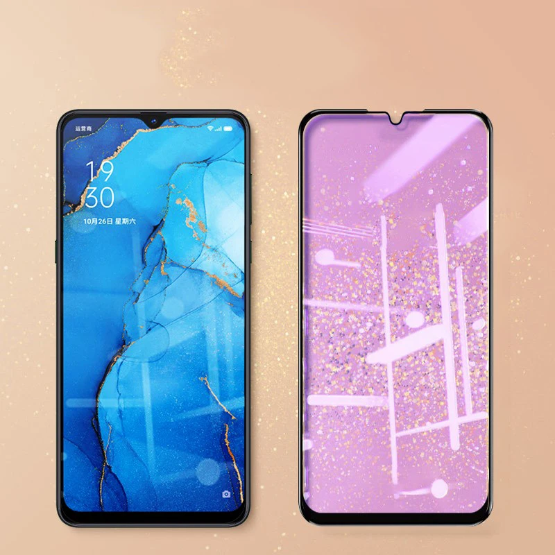 Защитное стекло для OPPO RENO 3 A8 A91 A3 A7X AX5S A31 2020 F15|Защитные стёкла и плёнки телефонов| |