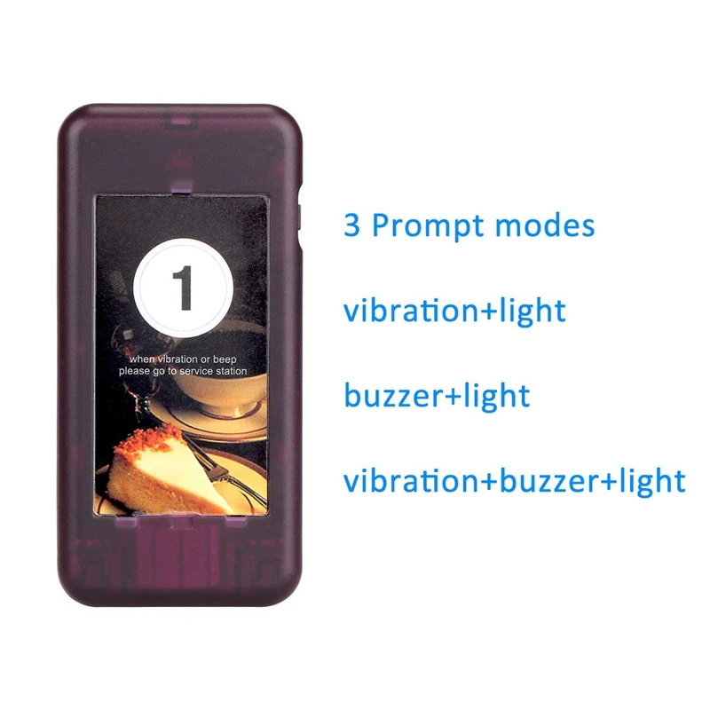 Беспроводная система вызова пейджеры для ресторана подкачки очереди 10 зуммеров