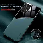Кожаный Автомобильный Магнитный кронштейн coque для samsung galaxy a32 a 32 2021 4g sm-a325fdsn 6,4 ''мягкий силиконовый бампер противоударный чехол