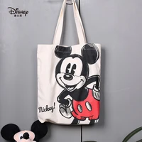 Disney Mickey Canvas Bag Female Bag 2020 New Trend Large-capacity One-shoulder Canvas Bag Student Harajuku Cloth Bag Handbag