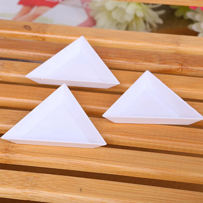 10 шт./компл. Пластиковые Треугольные стразы бусины кристаллы для дизайна ногтей