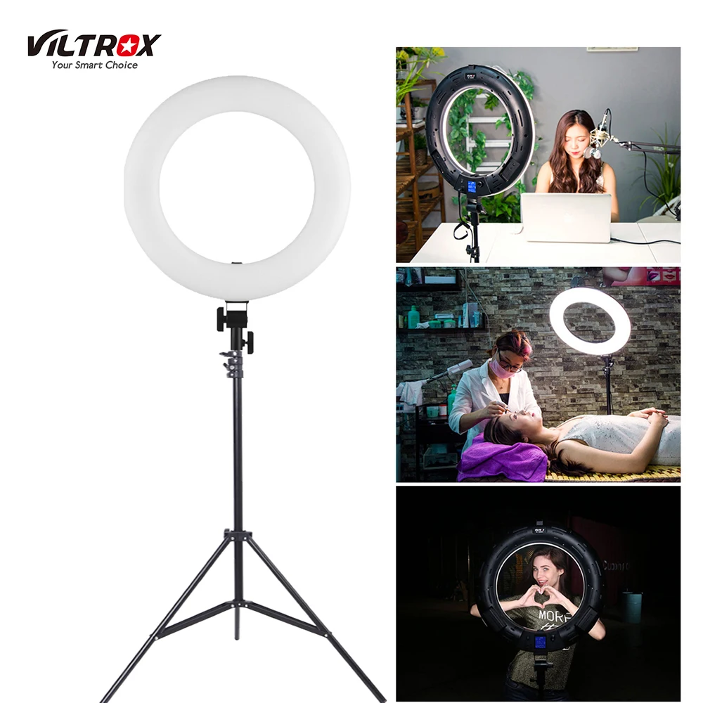 Viltrox VL-600T светодиодная кольцевая лампа двухцветный беспроводной пульт