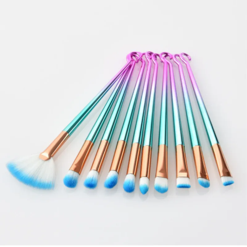 Набор кистей для макияжа с круглым крючком 7 шт.|Аппликатор теней век| |