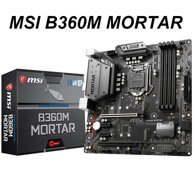 Материнская плата для MSI B360M материнская LGA 1151 Intel B360 DDR4 64 ГБ оригинальная
