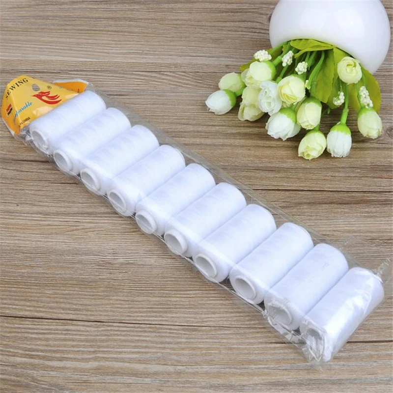 

10pcs/pack 200 Yards/Spool High Quality Sewing Thread Machine Embroidery Thread Home Supplies Carfts New Arrivals