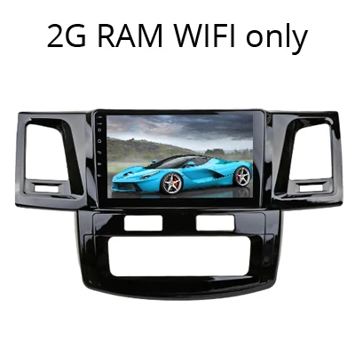 Hilux Auto AC 2G Sinosmart Android 8,1 ips/QLED 2.5D экран автомобильный gps радио навигационный плеер для Toyota FortunerHilux Авто AC/ручной AC 2010 - Цвет: Hilux Auto AC 2G
