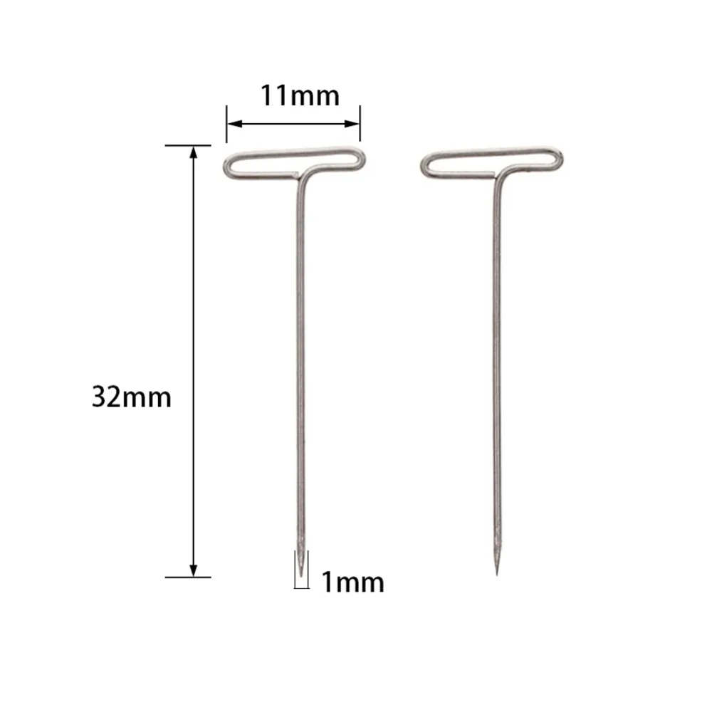 50/100/200 шт./упак. маленького размера круглой формы с диаметром 32 мм T булавки зажимы