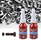 Винтовой клей 10 мл, блокирующий агент резьбы, анаэробный клей 243242, клей, маслостойкий, быстроотверждаемый для всех видов металлических резьб