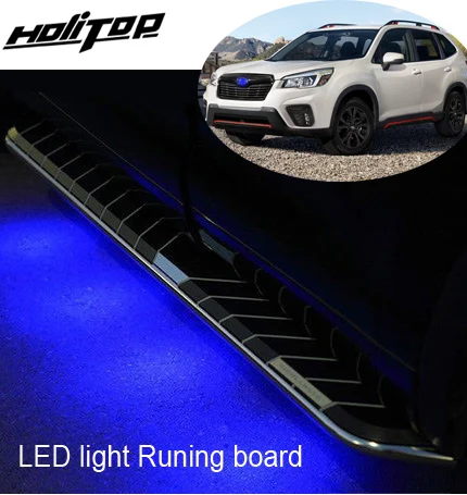 Новое поступление, светодиодный светильник, Беговая панель для Subaru Forester, модный дизайн, нагрузка 300 кг, толщина алюминия в 2 раза