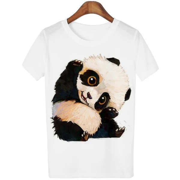 

Custom Short Sleeve Casual fashion animal pattern printed short-sleeved T-shirt