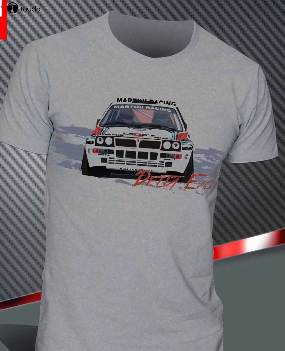 Футболка Lancia Delta Martini Evolution Hf Integrale Rally с принтом Мужская мода 2019 Повседневная