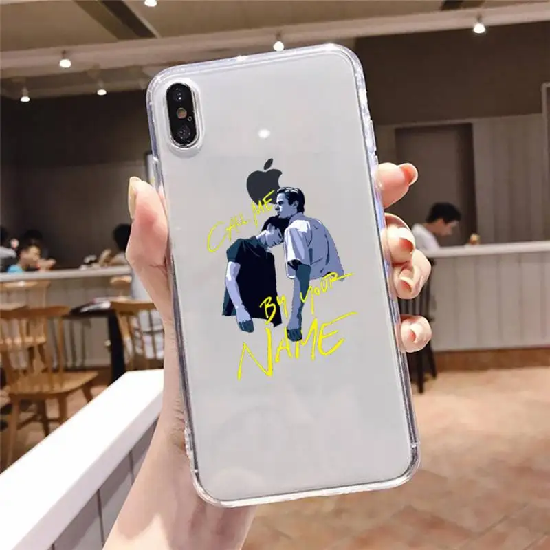 

Call Me by Your Name Phone Case Transparent soft For iphone 5 5s 5c se 6 6s 7 8 11 12 plus mini x xs xr pro max