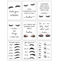 modern girl eyelash extension guide canvas painting abstract eyelash art posters and prints for beauty shop decoration frameless
